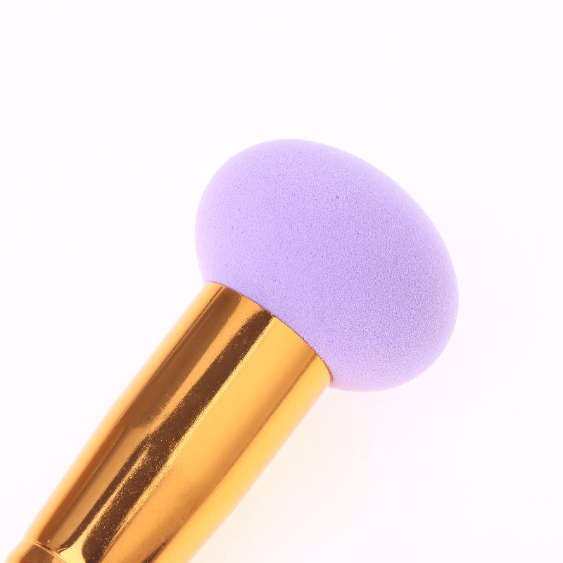 3 Pcs 2 In1 Double-Head Sponge Head Mini Portable Makeup Brush Fluffy Blush Brush Ladies Beauty Tool