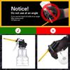 High Pressure Oiler Grease Flex Gun Oil Pump Cans 250ML Hand Tools Lubricator Clear Oil Can Transparent Plastic