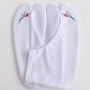KYOETSU Embroidered Tabi Socks with Japanese Pattern and Tabi Cover Women's Non-Slip (Sizes 21-22cm, E. Kanzashi)
