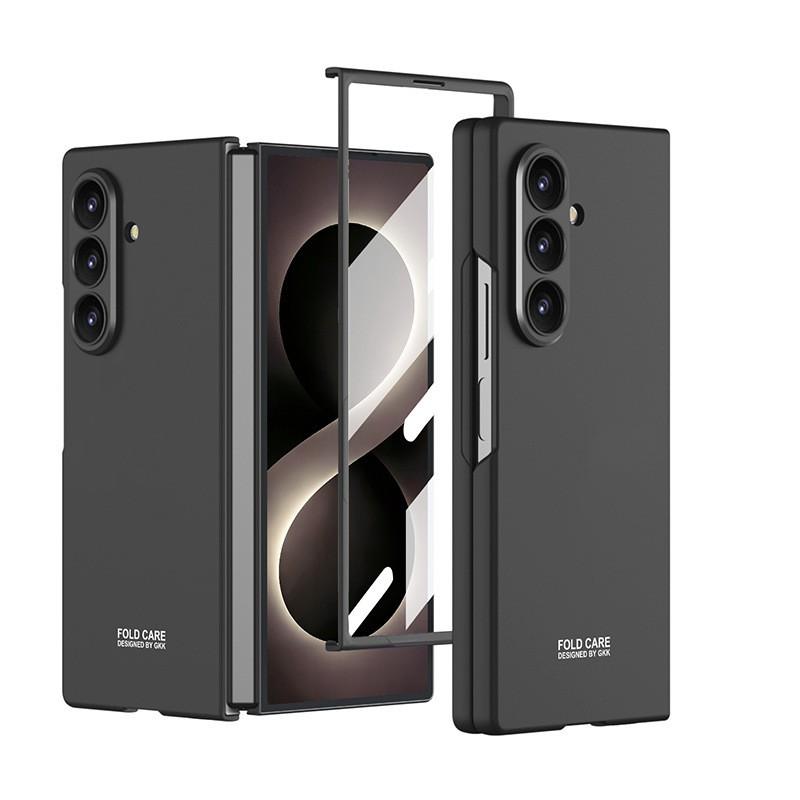 Galaxy Z Fold 8 Ultra Protective Case With Integrated Screen Film Matte Finish Precise Cutouts Shockproof PC Cover In