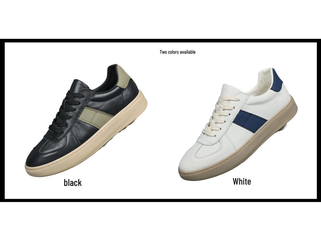2025 Herren Sommer Echtes Leder Forest Gump Weiche Sohle Lässige Low-Top Skateschuhe – Vielseitig, Trendy und Atmungsaktiv