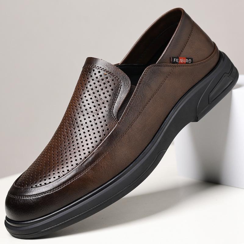 

Men s shoes 2025 summer hollow sandals lazy casual driving shoes 2025 38