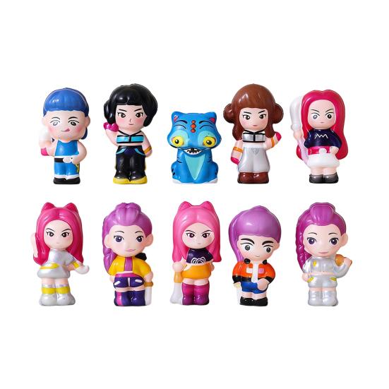 Anime Quetschspielzeug Langsam aufsteigende Figur Weiches Fidget Toy mit süßem Charakterdesign Tragbares Stressabbau-Entspannungs-Gadget für Fans Sammler