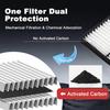 Set of Cabin Air Filter & Cover Plate & Screw for Chevy Avalanche 22759208