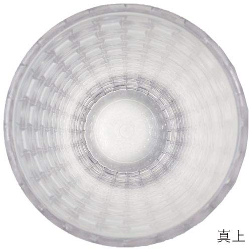 Foyer HAMMER GLASS Crystal MOSAIC 10xH25 Vase, Crystal Clear, Shatterproof Polycarbonate