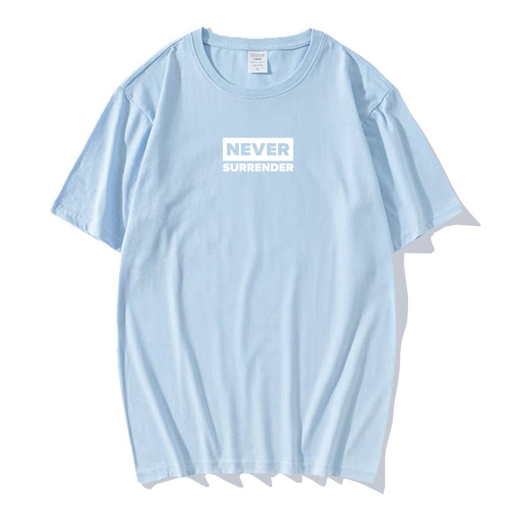 Never Surrender Tee Charlie Kirk Freedom T-shirt Cotton O-neck Short Sleeve Male Tshirts Casual Loose Fashion Men/Women T Shirt
