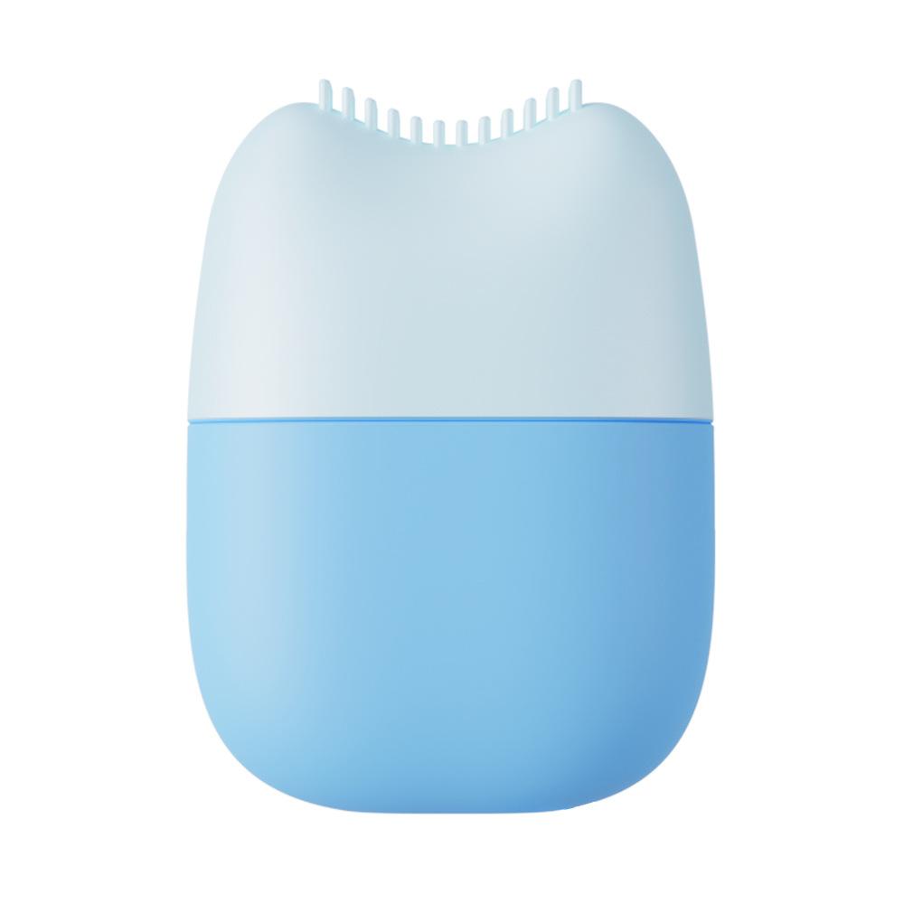 Silicone Ice Roller Face Mold 2 in 1 Ice Cube Tray with Massage Roller Pore Minimizer Depuffing Skin Tightening Tool DIY Frozen