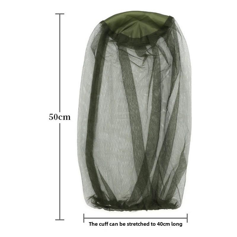 1pcs Mosquito Head Net Mosquito Head Face Protector Net Hat Insect Bugs Bee Proof Mesh Hat Outdoor Fishing Sun Cap Fishing Hat