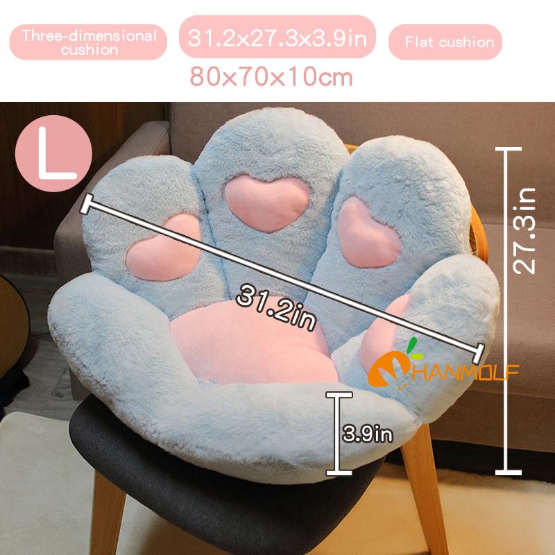 Cat'S Paw Plush Pillow Stuffed Fluffy Chair Sofa Cartoon Animal Seat Cushion Indoor Floor Decoration For Cats Dogs Present