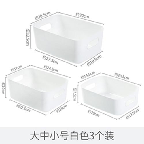 Schreibtischaufbewahrungsbox Kosmetikaufbewahrungsbox Küchenschublade Allerlei Plastikbox Rechteckige Ordnungsbox Snackkorb