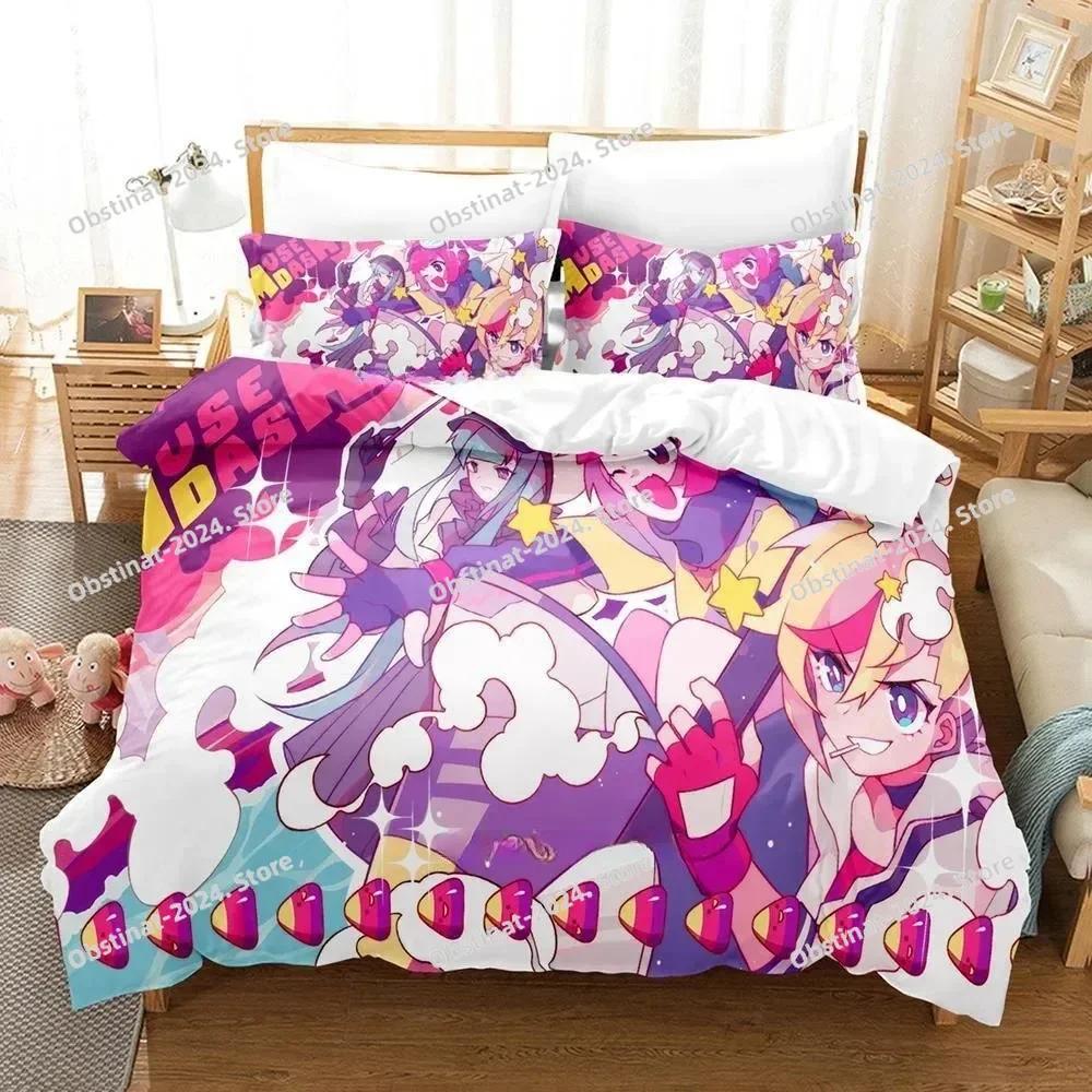 Fashion Music Game Muse Dash Beding Set Printed Bed Linen Set With Pilowcase Soft Duvet Cover Soft Single Double Quen Super King-Sized Dimensionsd