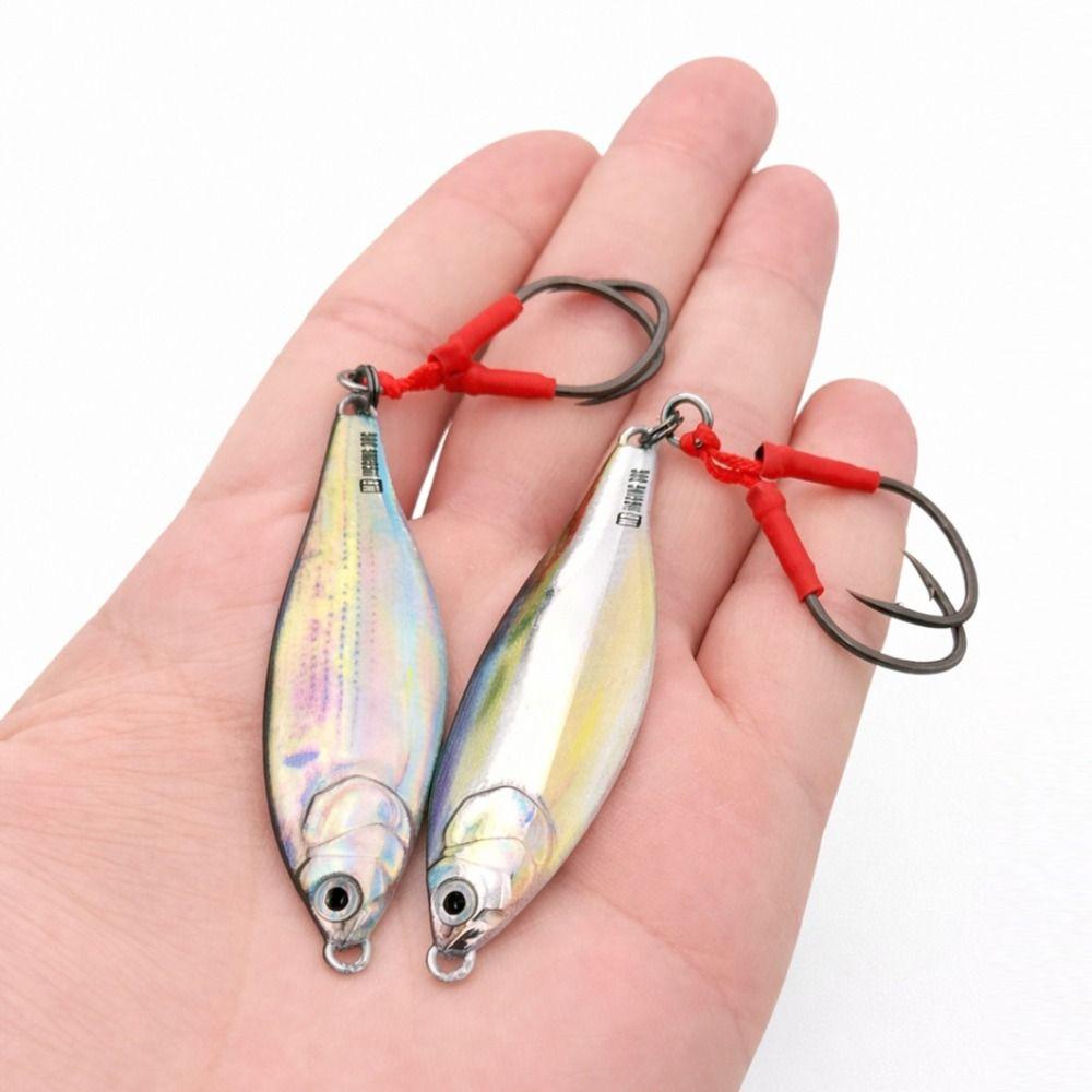 10g 20g Slow Falling Jig Realistic Action Jigging Bait Lure 3D Konosirus Metal Jig  Saltwater