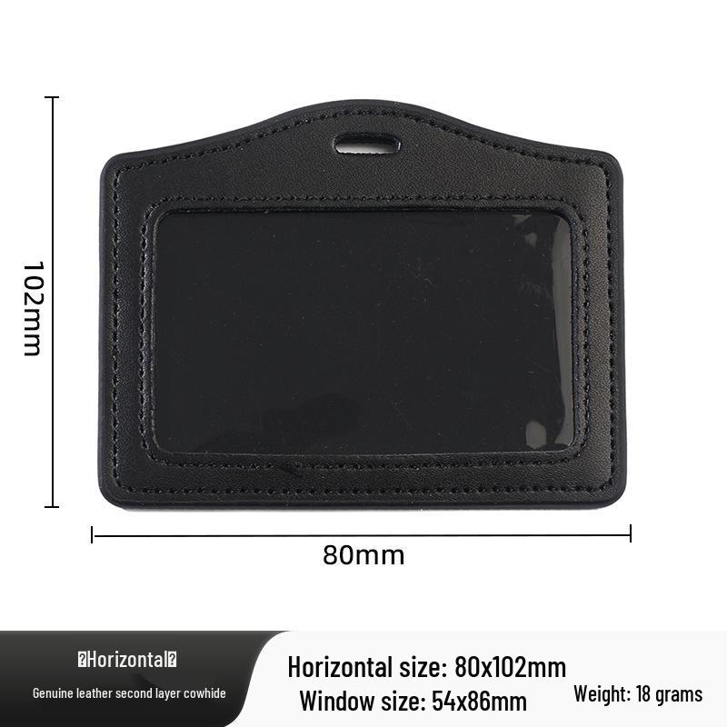 Genuine Leather Card Holder for ID & Documents
