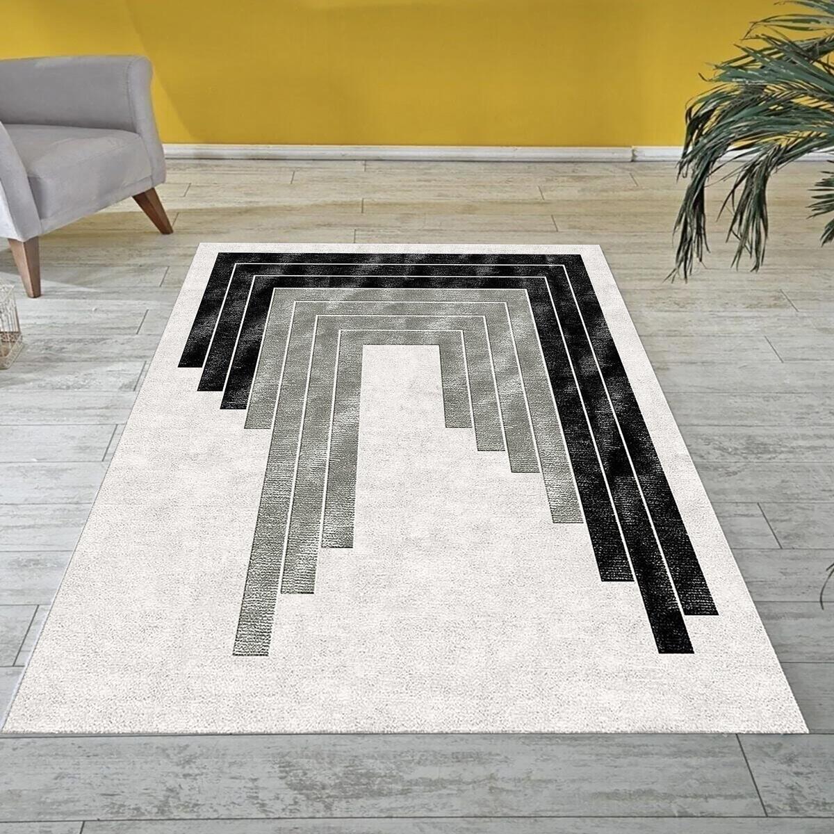 

Декоративный нескользящий моющийся ковер с цифровой печатью DOT-SM-353 40 x 60 коричневый