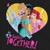Disney Princess Unisexové tričko pro dospělé s nápisem Better Together na Valentýna