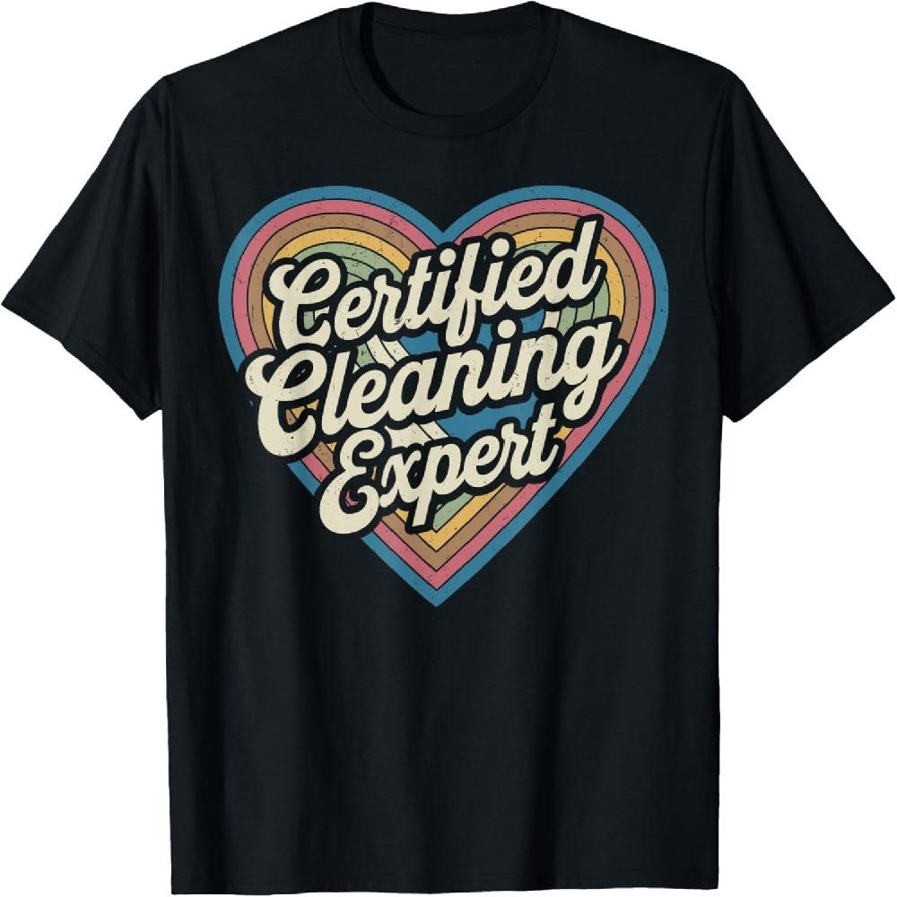 

Certified Cleaning Expert Cleaning Lady Housekeeper T-Shirt XXXXXL чёрный