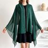 Women’s Fashion Lightweight Long Scarf with Line Pattern and Detailing Versatile Shawl Headscarf Wrap for All