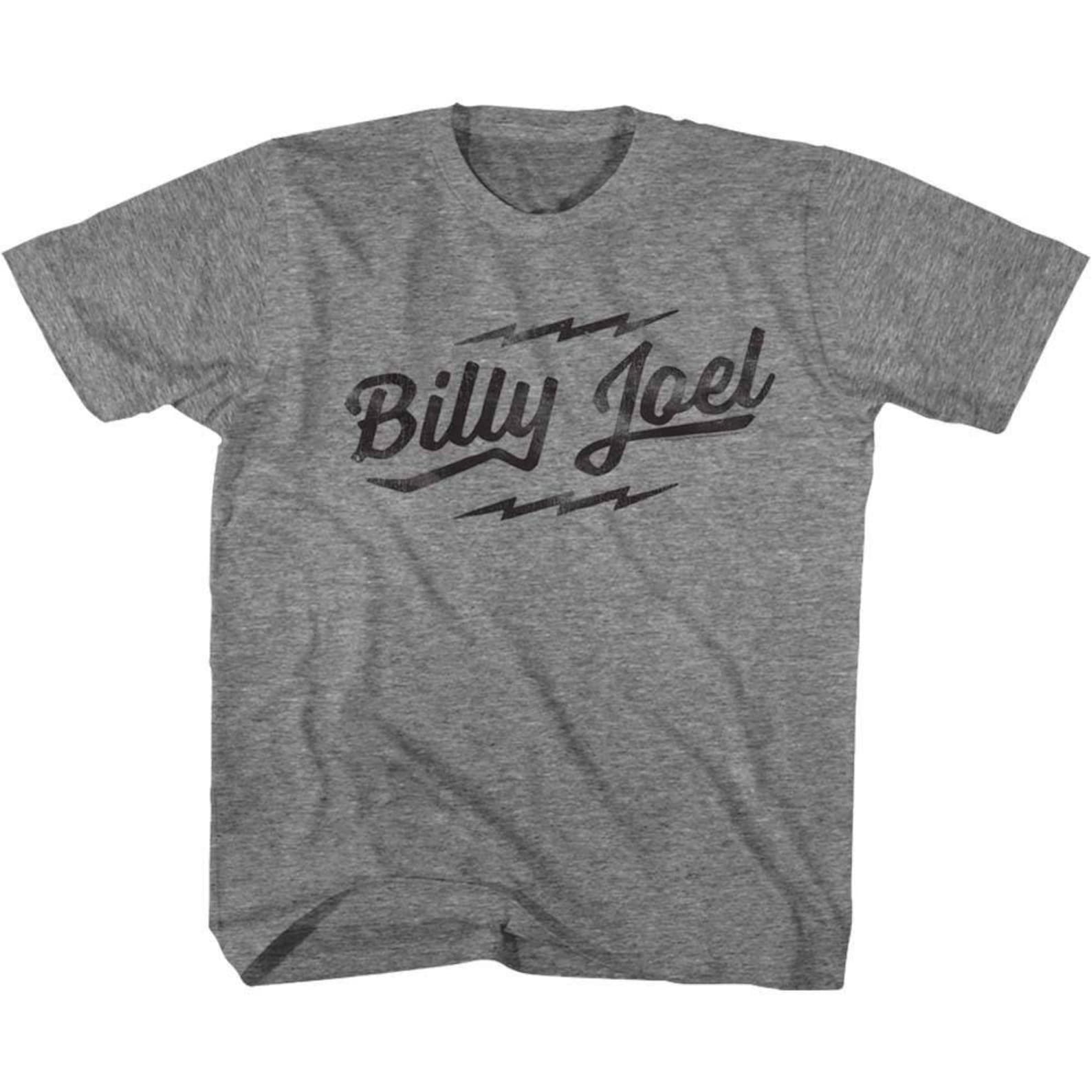 Billy Joel Logo Heather Youth T-Shirt 120