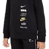 New Nike Sweatshirt Sportswear Black Kids' DX5162-010