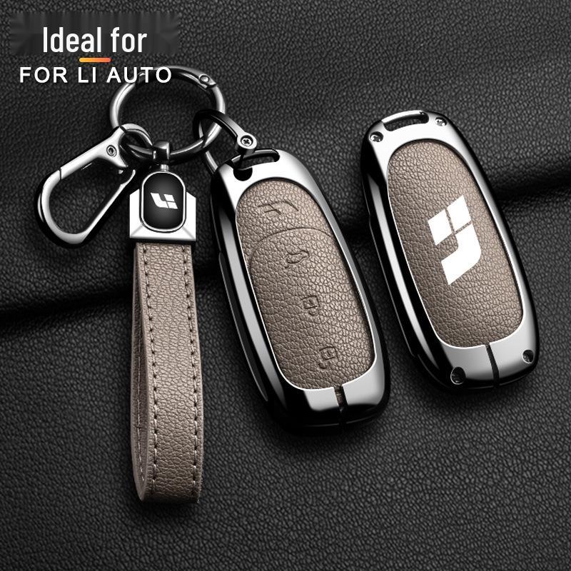 High-End L7 Key Case: Metal Buckle Shell Holder for L8 and Ideal One L6 Cars