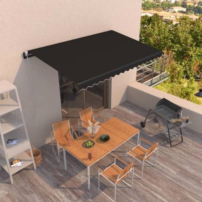Exclusive House - Automatic Retractable Awning 400x350 Cm Anthracite