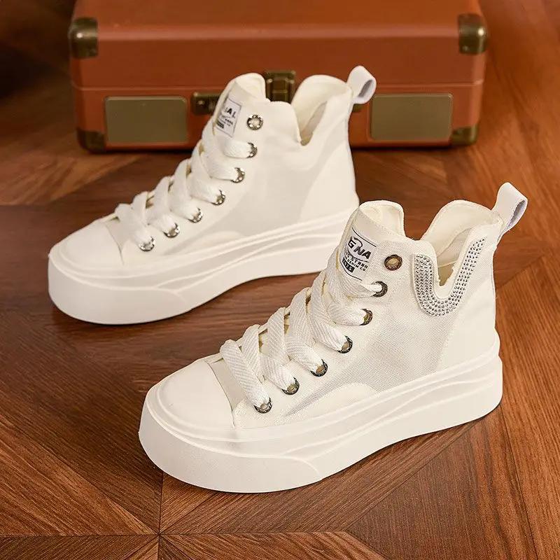 

Модная летняя обувь на высокой платформе для женщин, корейская новинка 2025 года, легкая, 39 предложений, удобная и элегантная, модная, оригинальная женская обувь 40