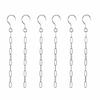 OKUSU-JP Clothes Storage Hangers, Pack of 6, Space-Saving, Convenient Closet Storage, Connecting Link Chain, Stainless Steel, Vertical Hangers, Increa