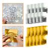 10x Folie Metallic Karton Metallic Papierbögen Reflektierendes Blatt Schimmerndes Papier für Poster Brief Scrapbooks Grußkarten