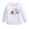Peony Flower Infant Girl Spring/Autumn Long Sleeve Three-Piece Set: Jacket, T-shirt, Pants