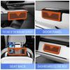 Multi Function Car Seat Organizer PU Leather Mesh Storage Bag Side Pocket Gap Filler for Phone Keys Documents Holder
