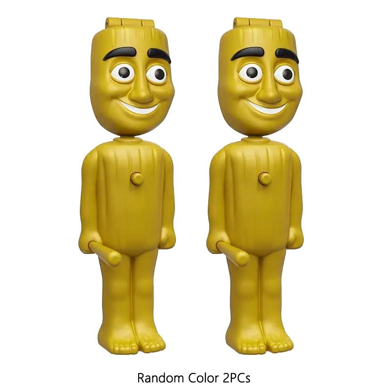 3-1Pcs Tun Tung Sahur Figure Toothbrushes Travel Portable Compact Telescopic Soft Bristle Toothbrush For Children Tooth Brush