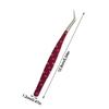 Anti-static Curved Stickers Tweezers Stainless Steel Lashes Extension Tweezer  Extensions Grafting