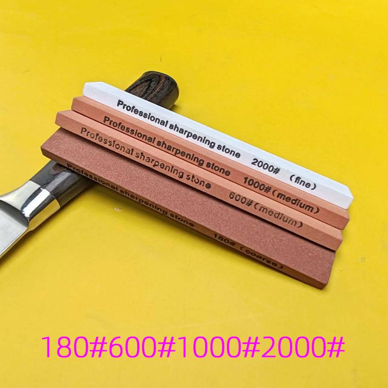 

Practical Brand New High Quality Grinding Stone Sharpener For Polishing 4 Pcs without base 120#-3000# Grit For Grinding