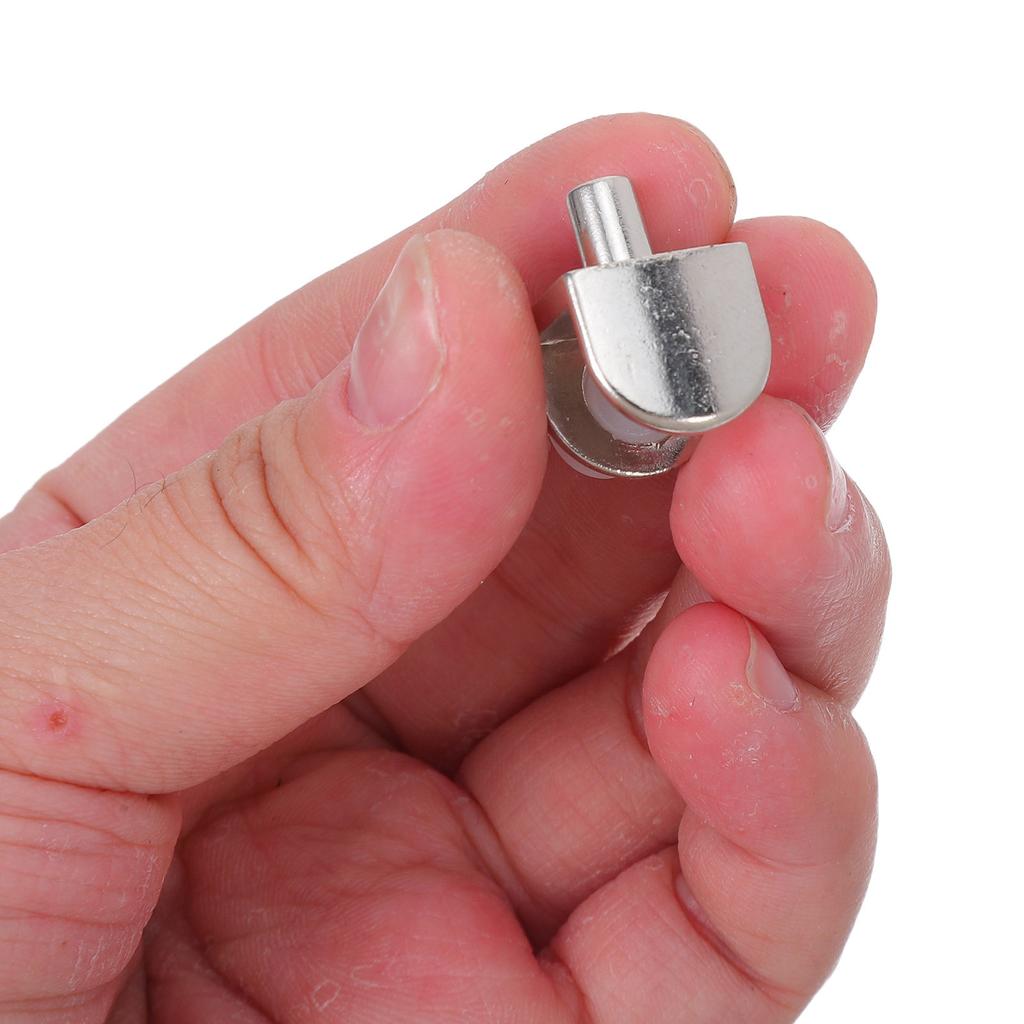 20Pcs Glass Clamp Bracket Supports Zinc Alloy Stable Fixed Glass Shelf Holder for 4-8Mm Thickness Bathroom Shower Panel Clips