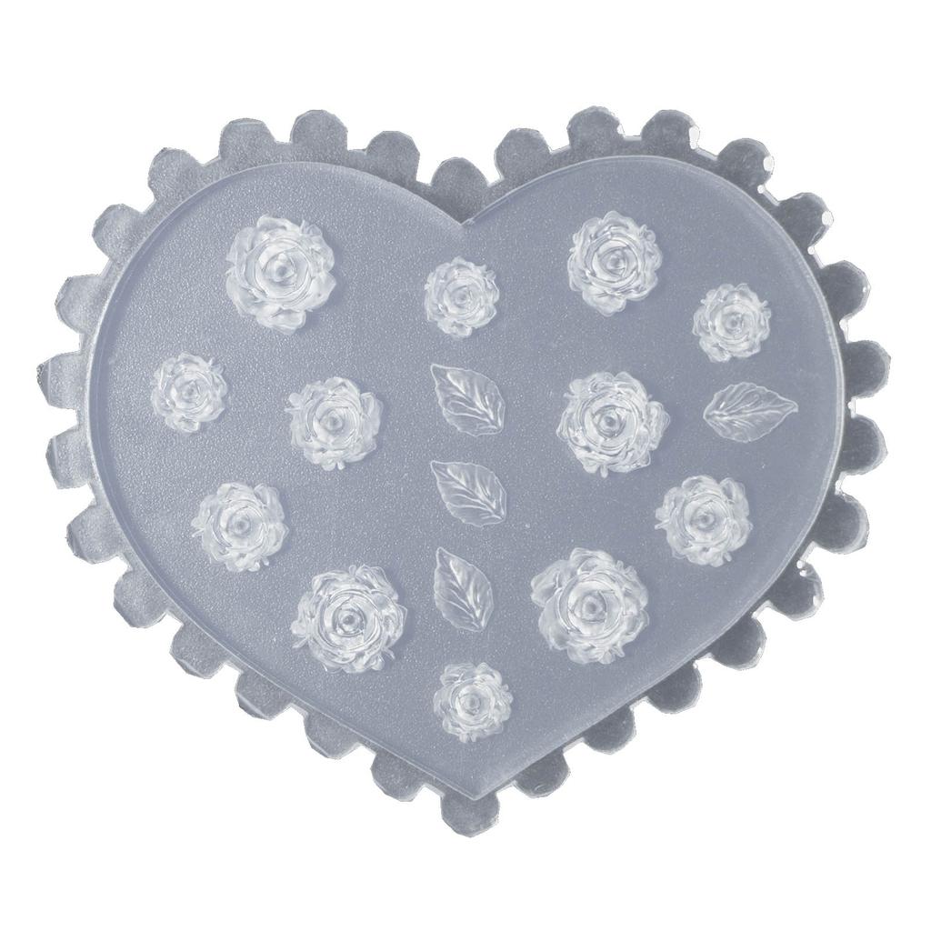 Nail Art Silicone Mold 3D Flowers Nails Making Molds Embossed Nail Stencils Sculpture Mould Decorations for Manicurists