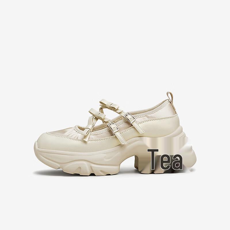 Women s Fashion Thick-Soled Mary Jane Shoes 37