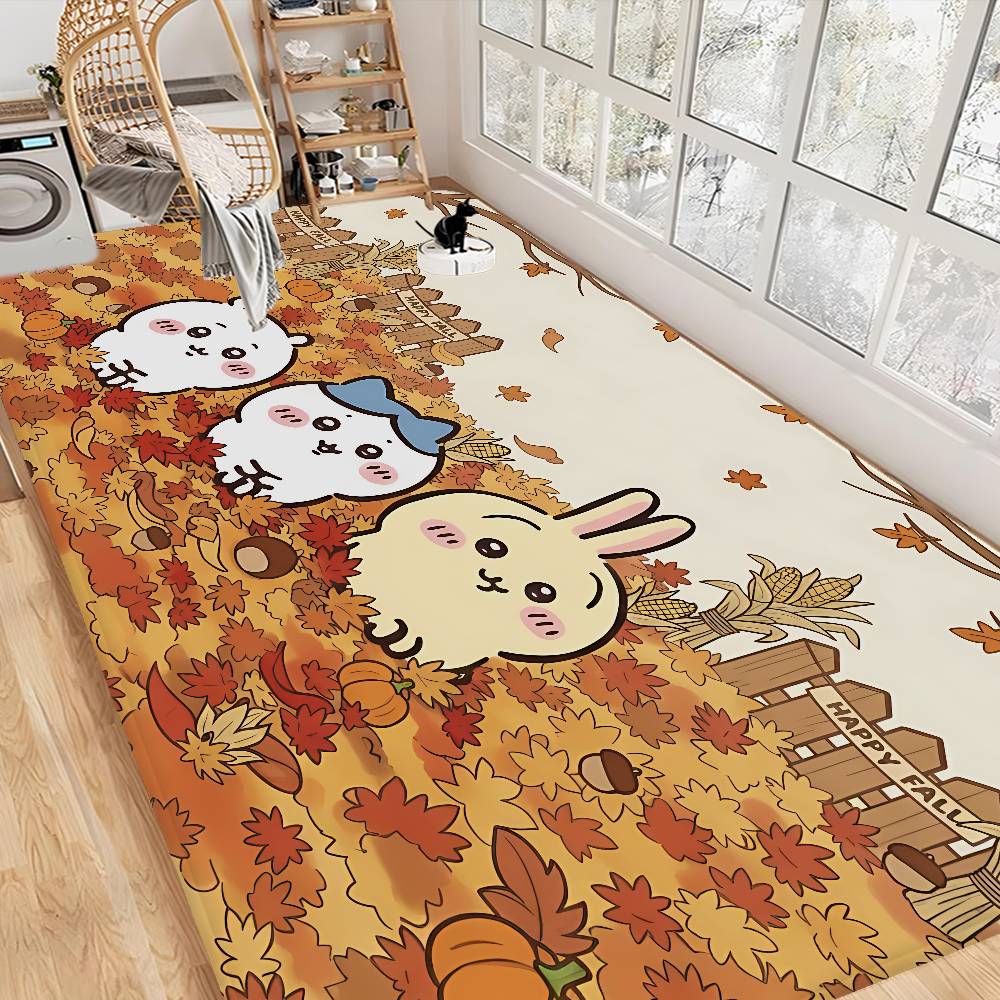 Cute H-Hachi-wares Floor Mat INS Style Soft Bedroom Floor House Laundry Room Mat Anti-skid Household Carpets