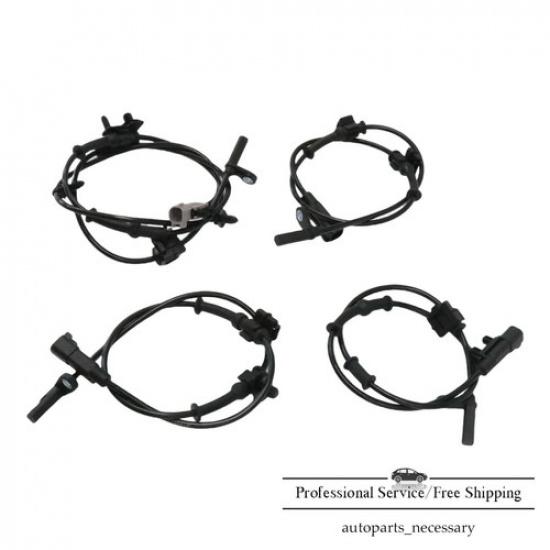 Set of 4 For 2011-2014 Chrysler 300 Dodge Charger 5.7L ABS Wheel Speed Sensor