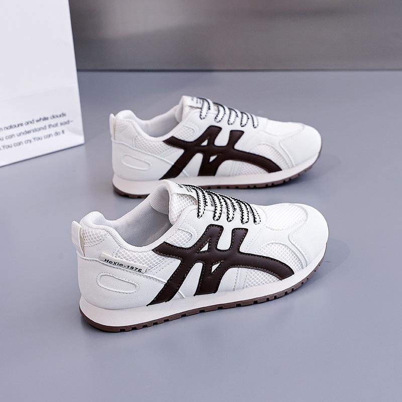 Color matching German training shoes women's 2025 spring fashion mesh lace-up sports and leisure shoes retro Forrest Gump shoes women's FL918