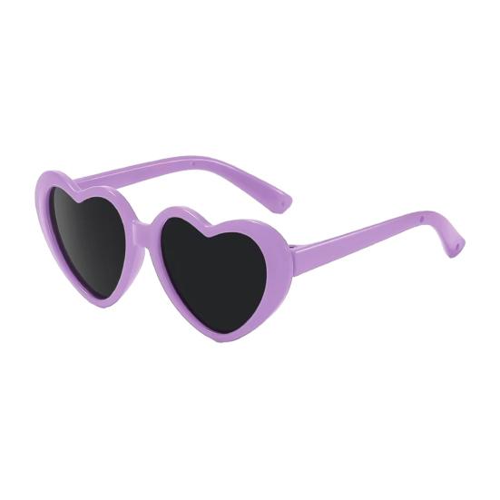 Heart Sunglasses for Dolls, Cute Pet Glasses for Stuffed Animals, Dress Up Accessories for Porch Goose Statue, Toy Eyewear for Kids