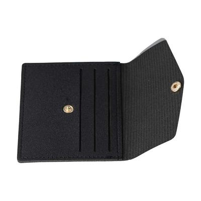 Retro Korean Style Thin Envelope Card Bag Solid Color Coin Purse Mini Wallet Snap Button Wallet Snap Button Coin Purse Men
