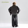 Mucmukn Kids' Thinsulate Quilted Faux Leather Jacket