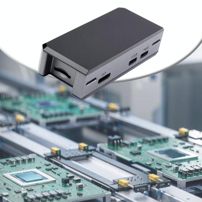 Modulars Aluminum Case for 2 W with HDMIcompatible USB Hubs and Easy Access To GPIO Port