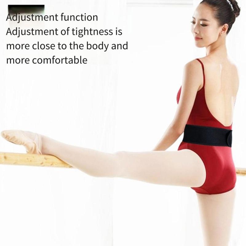 Practice Waist Support Belt for Dance and Stretch Work, Breathable Nylon Wrap for Yoga Fitness and Daily Support Wear