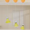 1 Set Accompanying Practice Electric Badminton Trainer Rebound Spin Self Training Badminton Storage Stretch