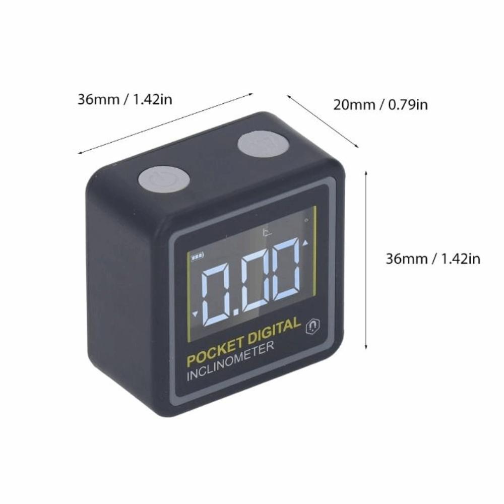 Waterproof Electronic Angle Protractor LCD Backlight Angle Finder Level Gauge Construction