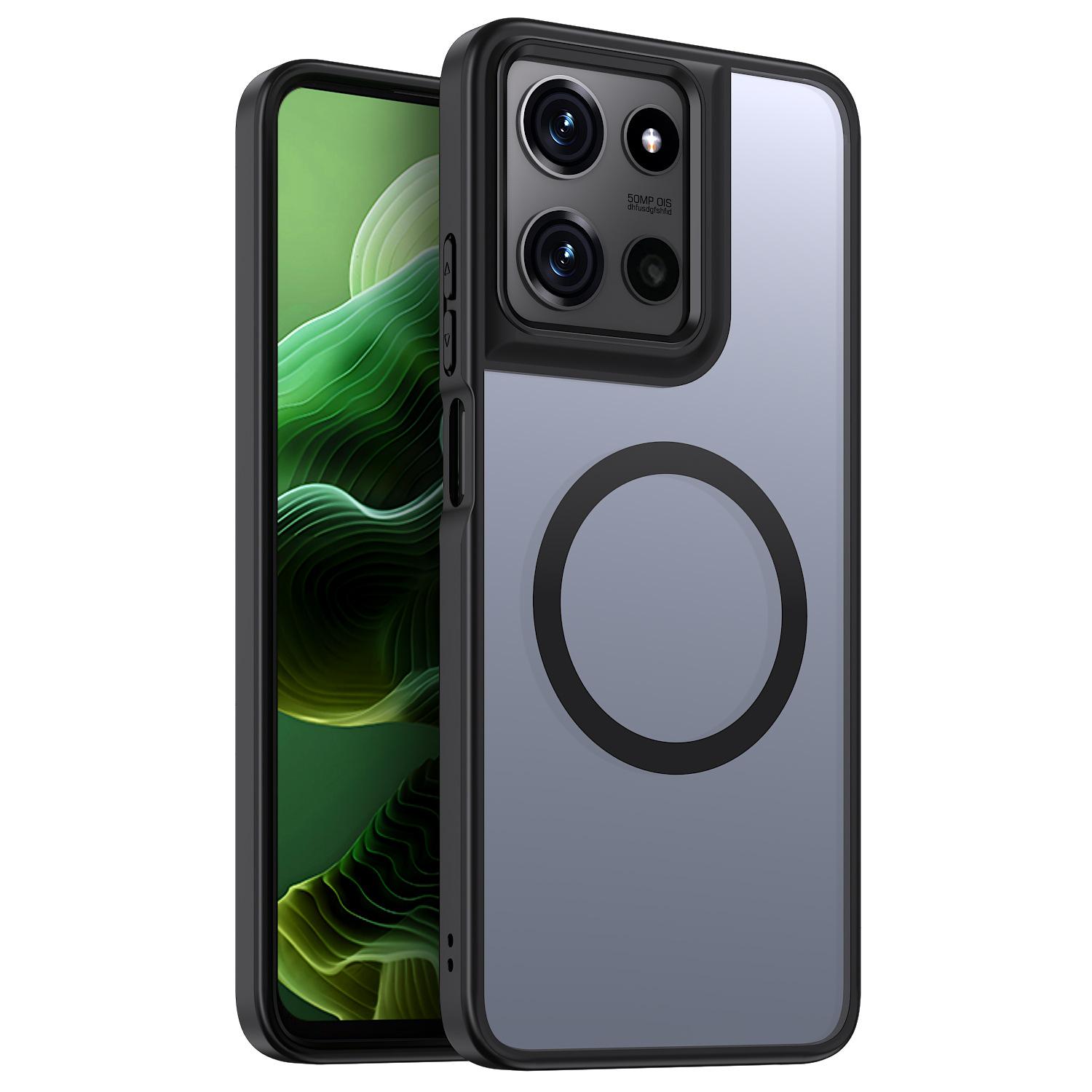 Applicable Motorola mobile phone case gplay2025 magnetic anti-drop matte case moto g 2026 mobile phone case moto g-2026/moto g play-2026 чёрный