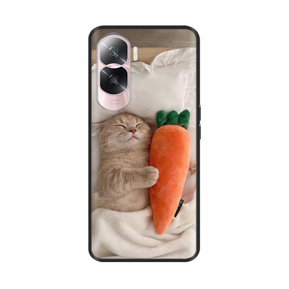 Carcasă pentru Honor 90 Lite 5G Carcasă pentru Honor 90 Smart Floare Silicon Lichid Moale Carcasă Telefon Pentru Honor 90 Pro Carcase Honor90 Husa 90Lite