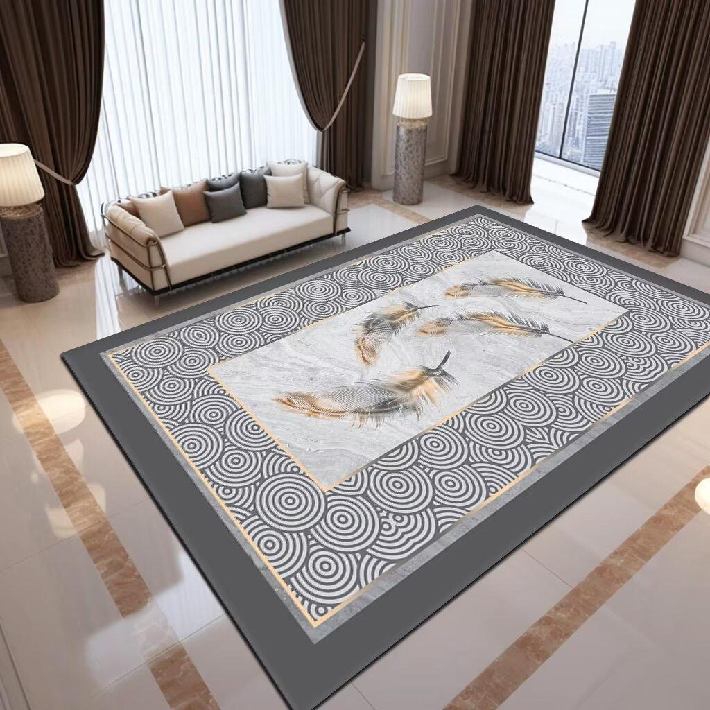 Vintage Ethnic Printed Carpet Non Slip Floor Mat for Living Room Kitchen Entrance Door Balcony Washable Rug Home Hallway Decor