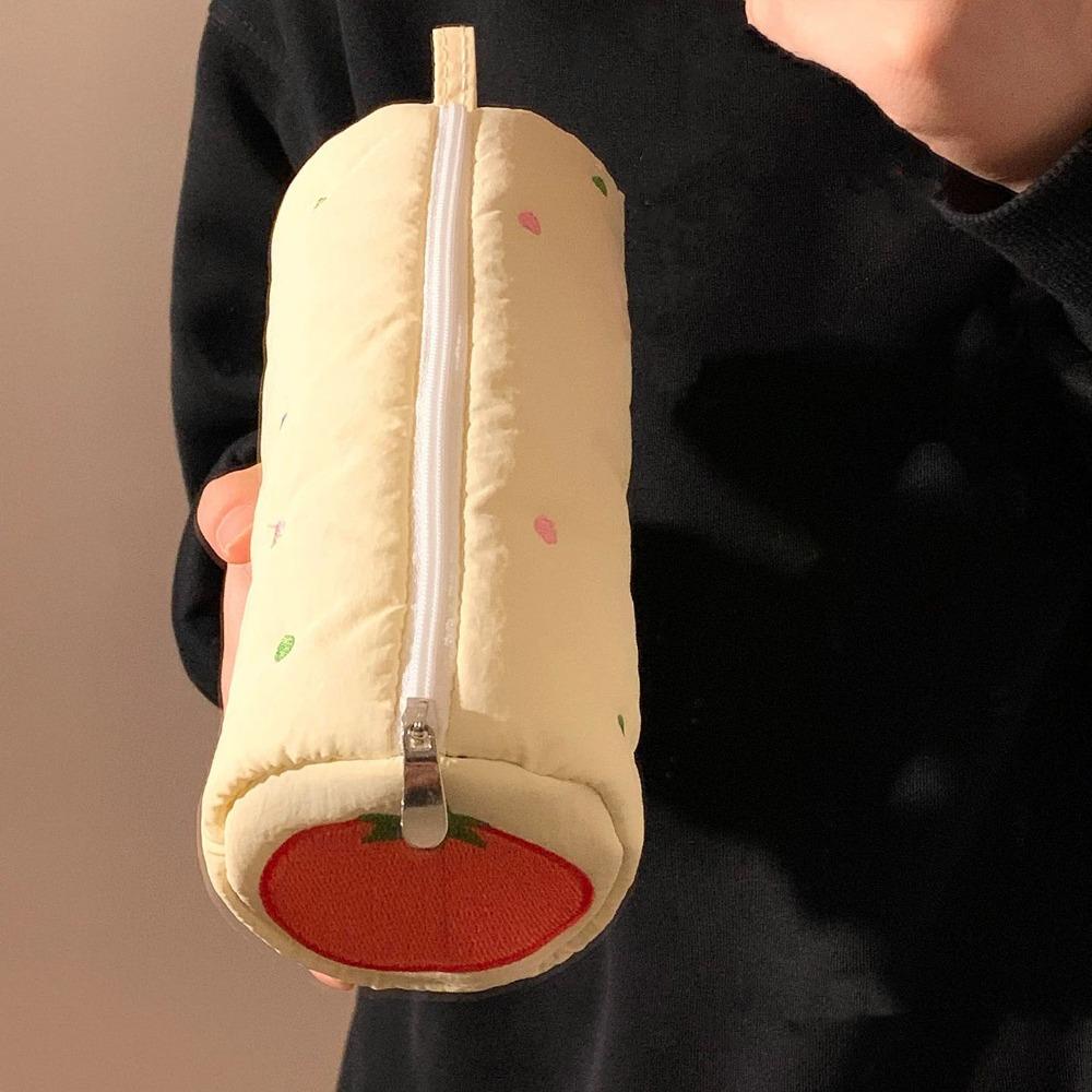 Little Star Pencil Case Pouch Embroidery Desk Storage Bag Cute Makeup Lipstick Bag  Students